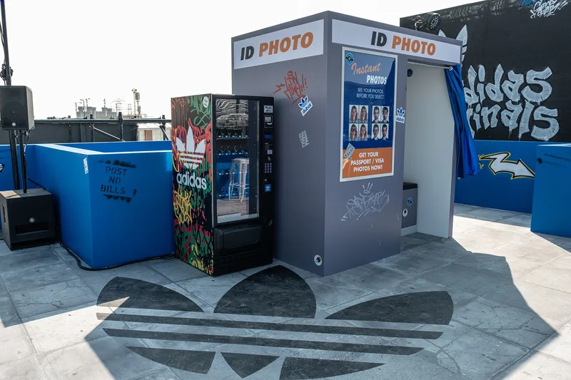 Adidas interactive photo booth activation at Sole DXB