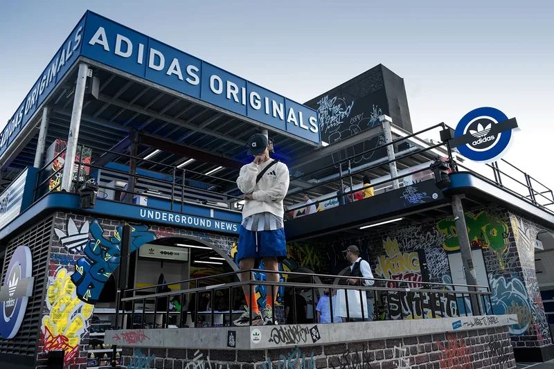 Adidas Originals Superstar branded experience at Sole DXB