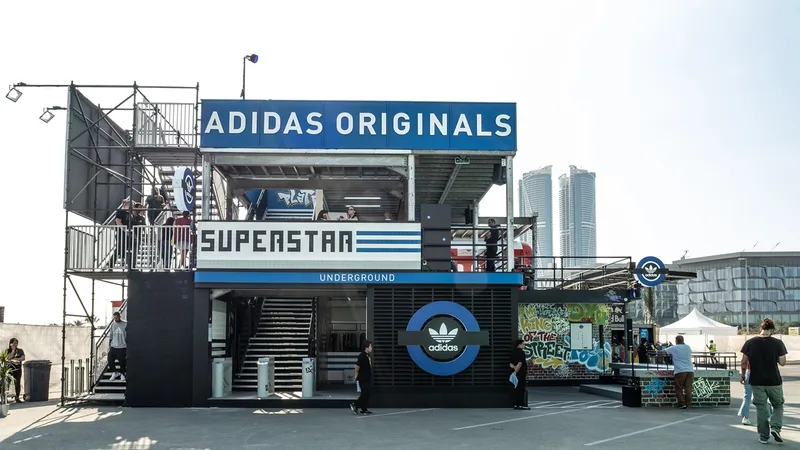 Adidas Originals Superstar branded experience at Sole DXB
