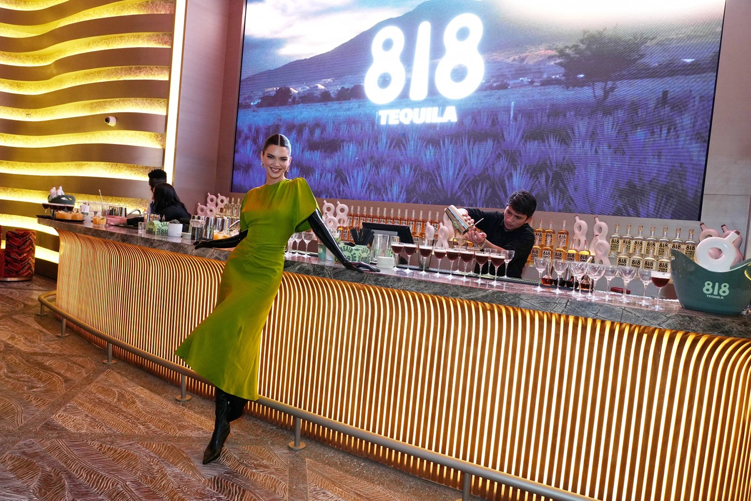 Kendall Jenner at a branded hospitality experience at Atlantis The Royal Dubai