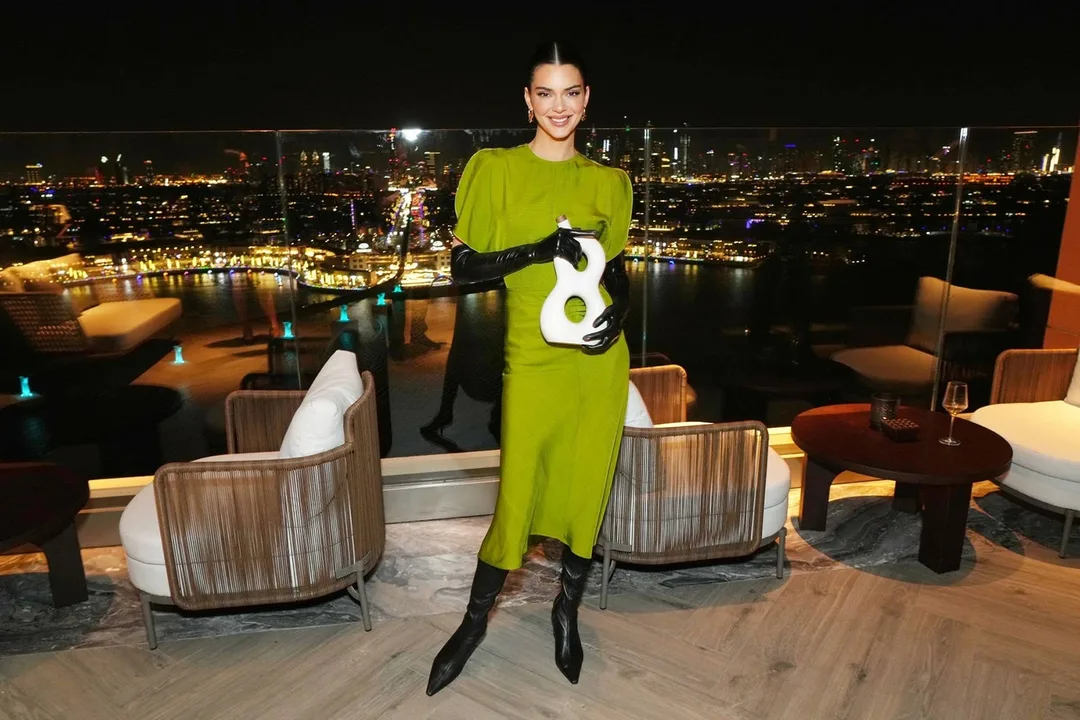 Kendall Jenner at a private launch event at Atlantis The Royal Dubai