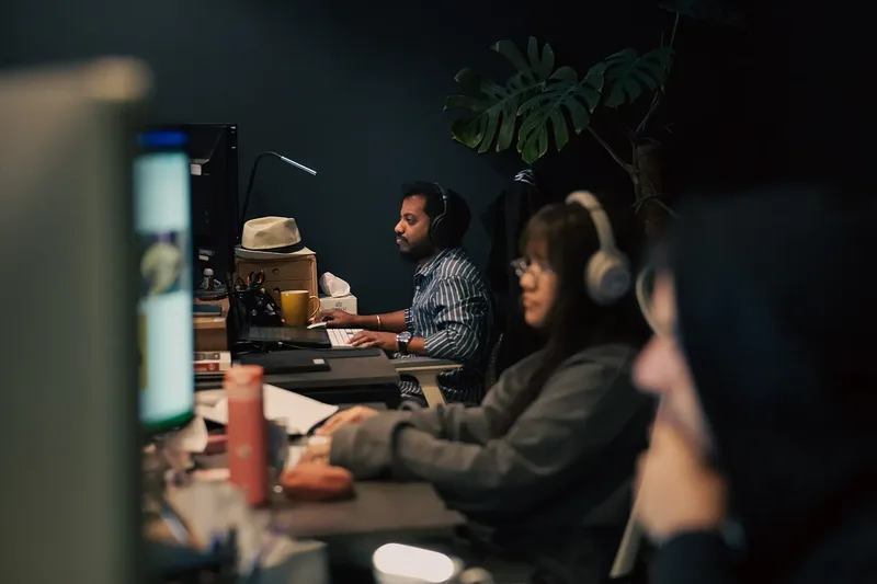 Creative production team developing content and event experiences