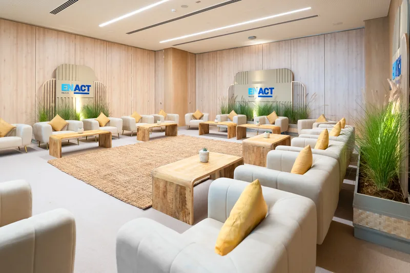ENACT Majlis VIP lounge and networking space for conference guests