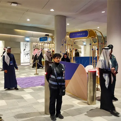 Guest arrival and access control at a large-scale sporting event