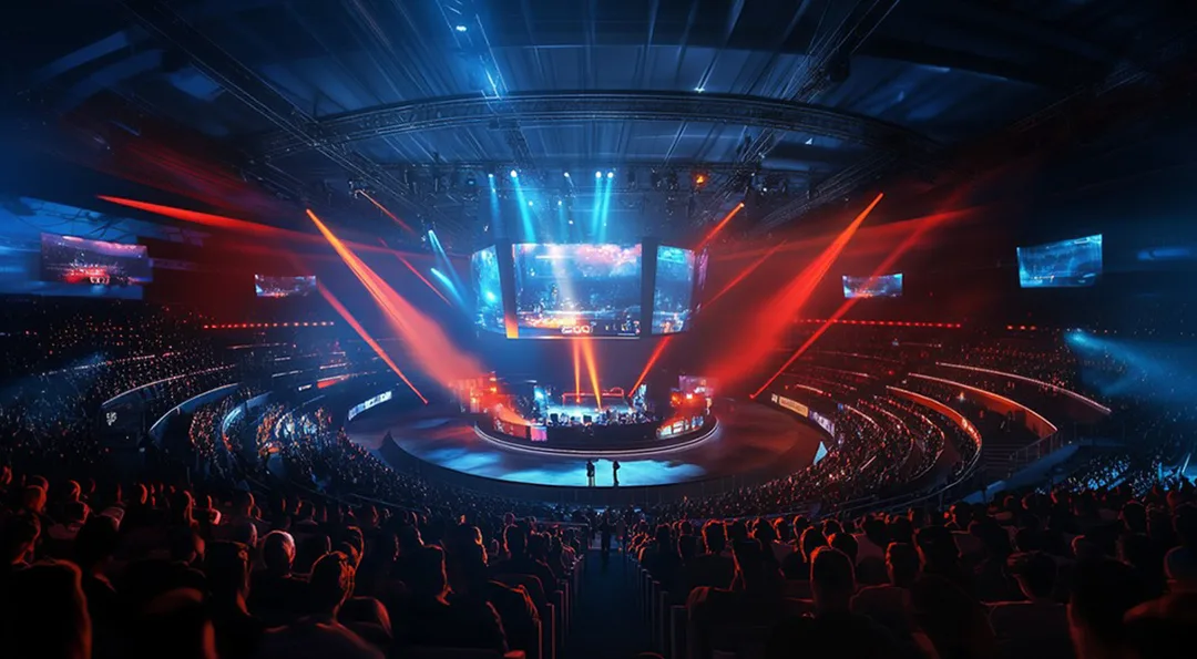 Large-scale live event production with immersive stage design and audience experience
