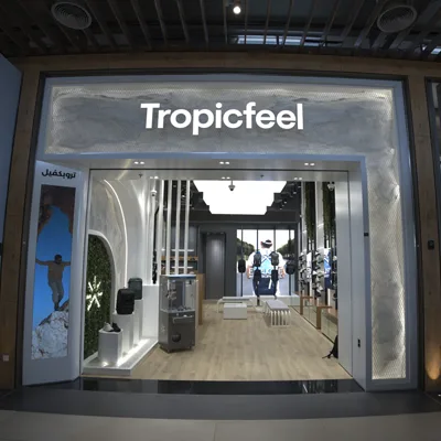 Tropicfeel experiential retail pop-up and branded store environment